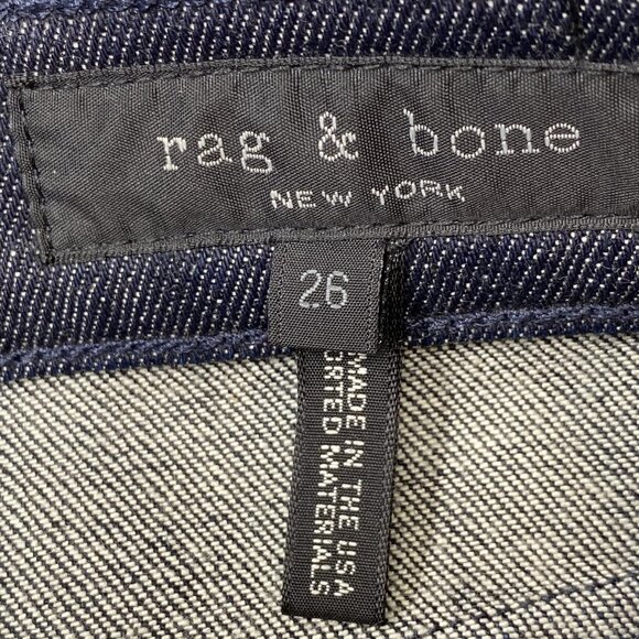 NEW RAG & BONE Cigarette Leg Skinny Jeans Dark Indigo Size 26 – Stretch DeniM - Picture 5 of 8